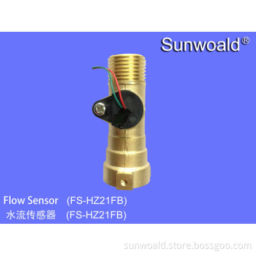 Brass Water Flow Sensor 1/2"